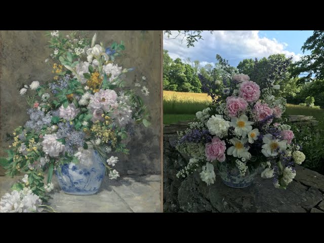 How To Recreate Renoir's 'Spring Bouquet': Art Inspired Floral Arrangement Tutorial
