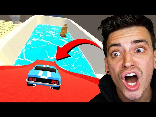 I Drove My Car IN A GIANT BATHROOM in Toy Rider!