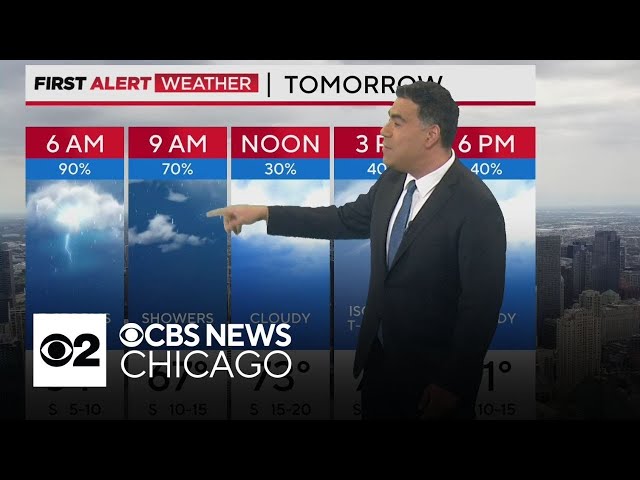 Damaging winds, large hail possible with storms coming into Chicago area
