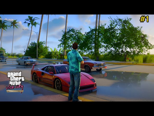 GTA Vice City Definitive Edition Gameplay Part 1 Tommy in Vice City