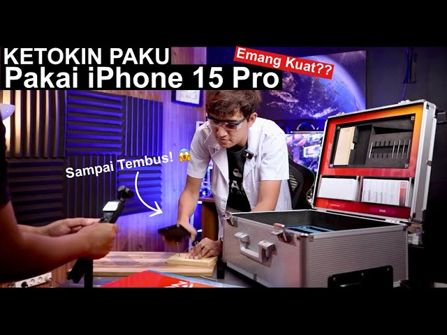 HANCURIN iPhone 15 Pro Max Buat Ketok Paku!! ZAGG Graphene Phone Cases #iTechperiment - Ep.1