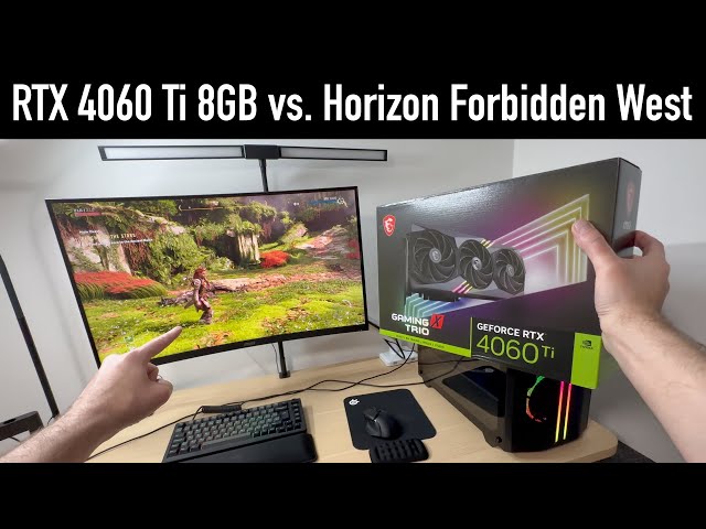 RTX 4060 Ti 8GB vs Horizon Forbidden West [1080p, 1440p, 4K benchmark and performance analysis]