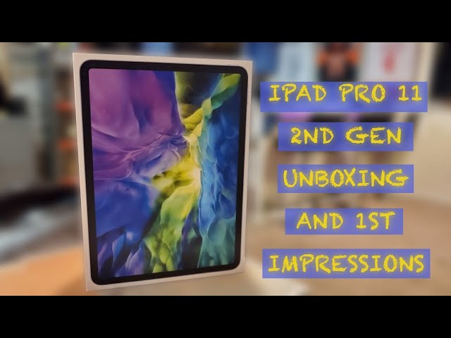 Apple iPad Pro 11 inch 2nd Generation 4G LTE Verizon Unboxing and 1st Impressions