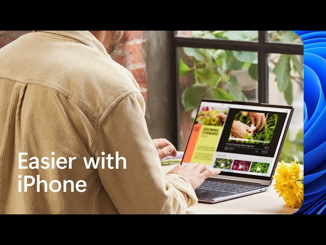 Meet Windows 11 | Easier with iPhone