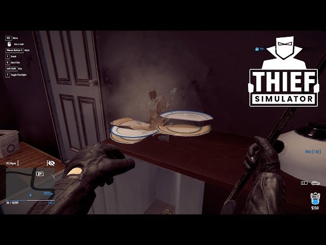Smashing Plates And Breaking Hearts in Thief Simulator