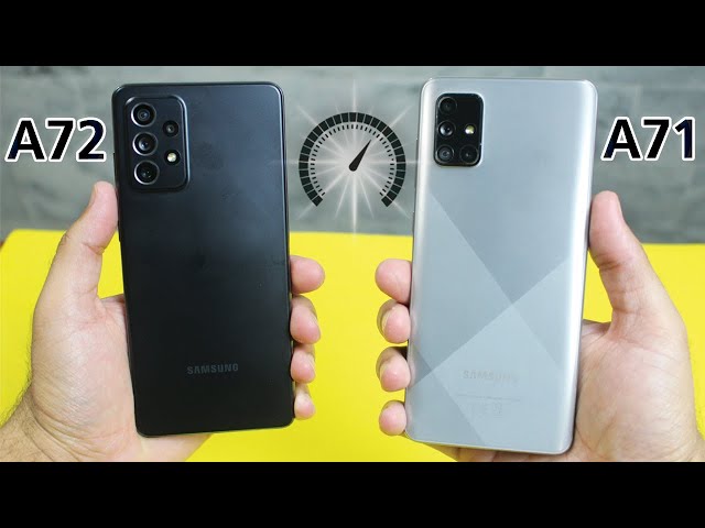 Samsung Galaxy A72 vs Samsung Galaxy A71 - SPEED TEST⚡