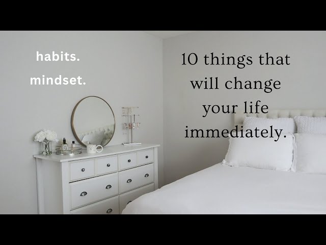 how to get it all done.  10 things that will change your life.  Habits, mindset, self care