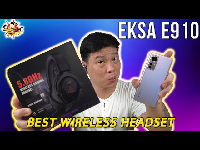 The BEST Wireless Gaming Headset for Mobile Gaming and Desktop Gaming! Eksa E910!