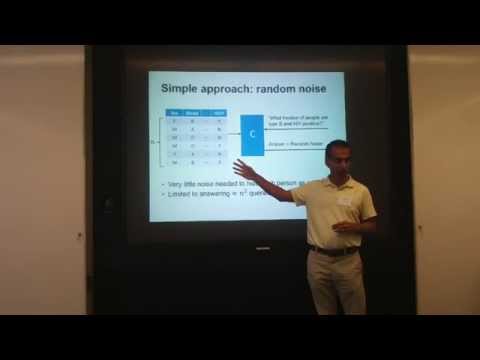 Privacy Tools Orientation Summer 2015 Salil Vadhan Differential Privacy Overview