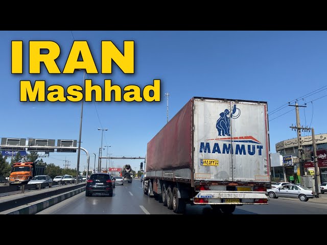 IRAN - 4K Iran Driving Tour in Mashhad Summer 2022 Quchan Road Iran Vlog