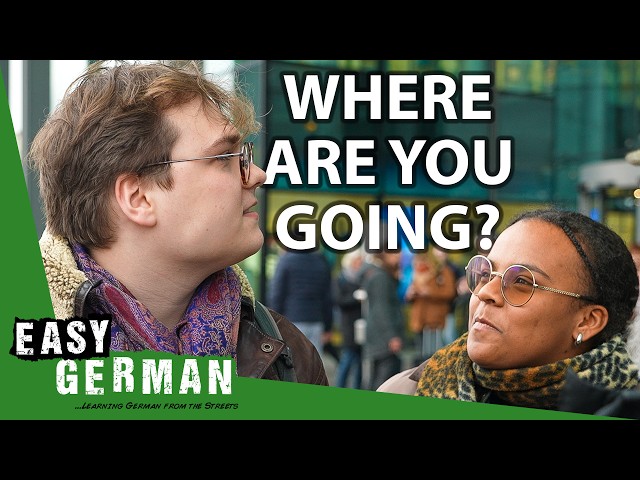 We Asked People At The Train Station… Where Are You Going? | Easy German 539