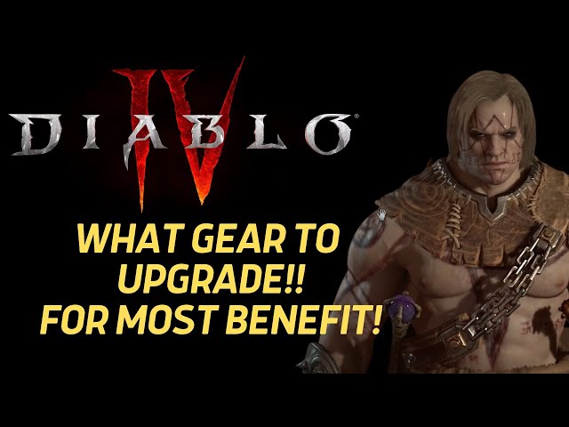 Diablo 4 UPGRADE THIS GEAR FOR THE MOST POWER!! MAX OBOLS FAST! GEAR ALTS !