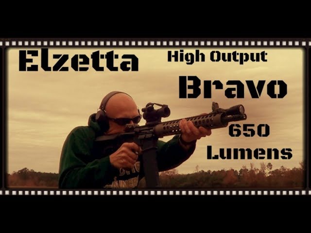 Elzetta High Output Bravo 650 Lumen Flashlight Review (HD)