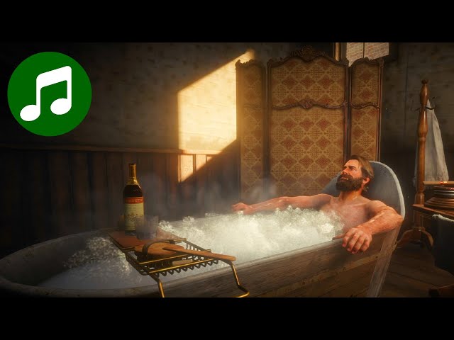 10 HOURS Bathing With Arthur🎵 Relaxing RED DEAD REDEMPTION 2 Ambient Music