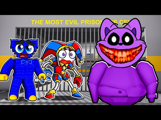 Playing as POMNI VS CATNAP in Barry's Prison DIGITAL CIRCUS POPPY PLAYTIME