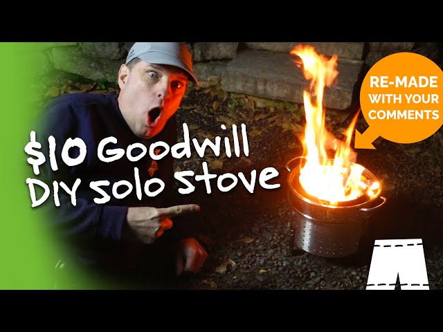How To Make A $10 Goodwill DIY Solo Stove Firepit