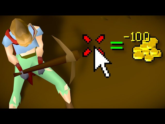 RuneScape, but every click costs 100 gold