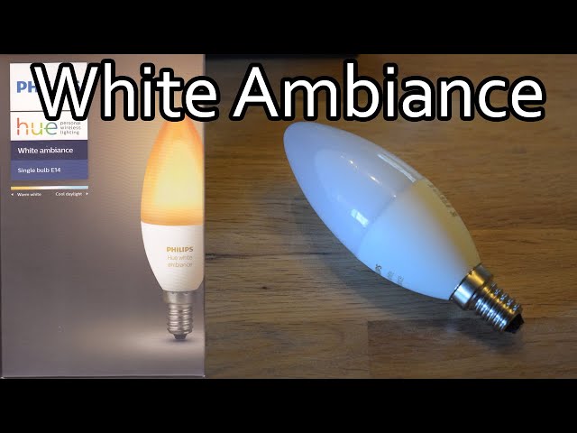Philips Hue White Ambiance Lampe hinzufügen und mit der App steuern
