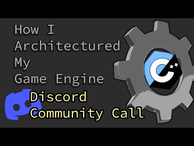 How I architectured my Game Engine