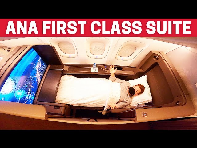 ONBOARD New ANA First Class to Tokyo *The SUITE 777 Review*