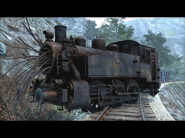 NOOB Tries Operating a Proper Steam Locomotive for the First Time.... it Goes Poorly...