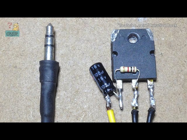 Audio Amplifier using Transistor - HD Remake