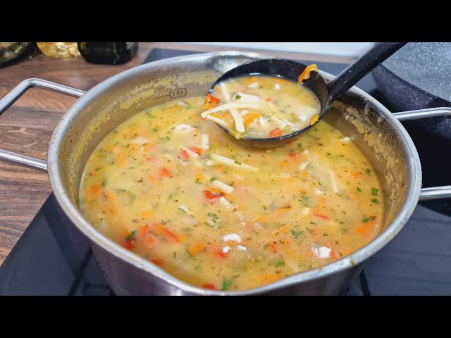 Turkish Chicken Soup You Can't Stop Eating! Turkish Soup in 30 Minutes!