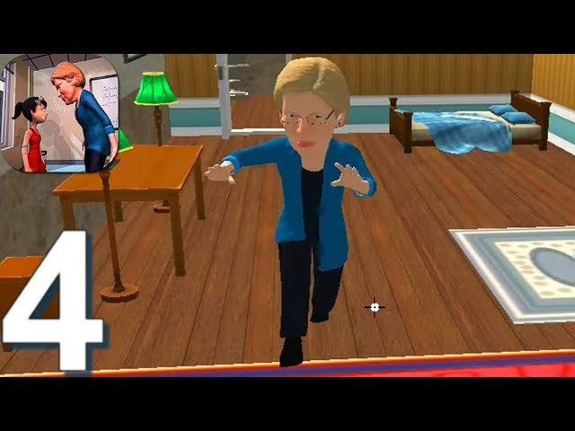 Crazy Scary Evil Teacher 3D - Gameplay Walkthrough Part 4 Pin & Cake Prank (Android Gameplay)
