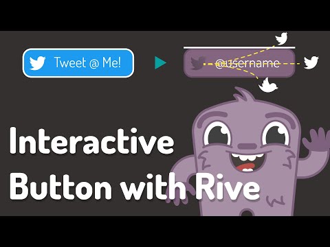 Rive for Beginners - Make an Interactive Animated Button