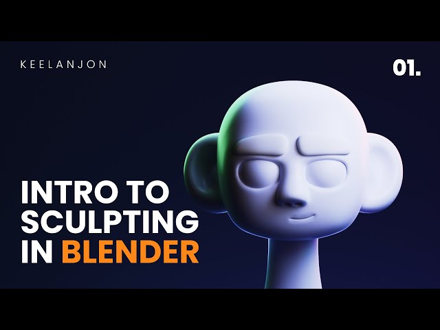 Blender Sculpting Tutorial for Beginners - Stylized Head Sculpt Blender Tutorial