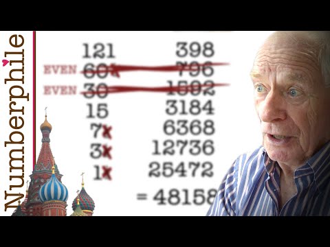 Russian Multiplication - Numberphile