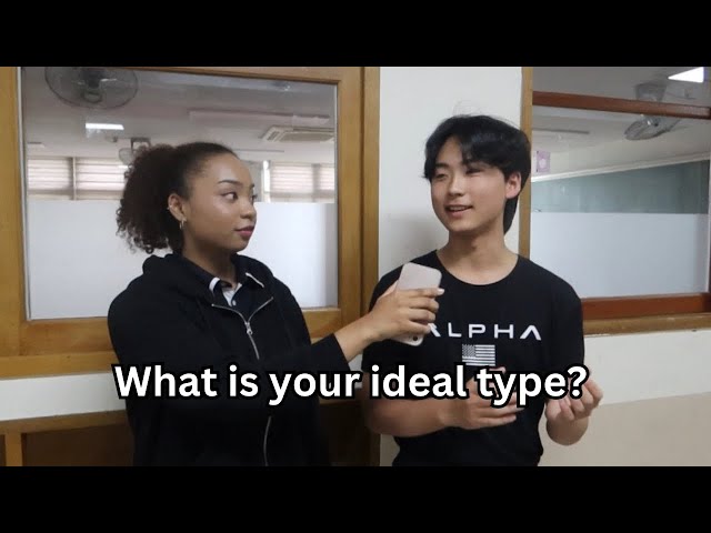 Asking Korean high school students their ideal type (honest answers)