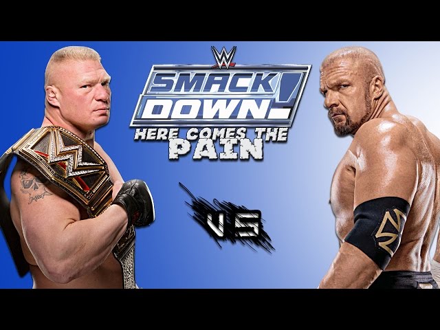 WWE Smackdown Here Comes The Pain Extreme Moments [Brock Lesnar Vs Triple H]
