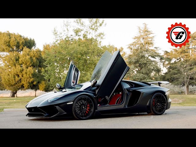 BLACKED OUT Aventador SV SCREAMS With Our Exhaust!
