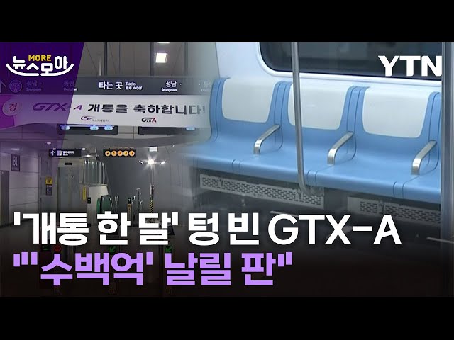 [뉴스모아] 교통 '혁명' 기대했는데…'비명' 나오는 GTX-A 현실 / YTN