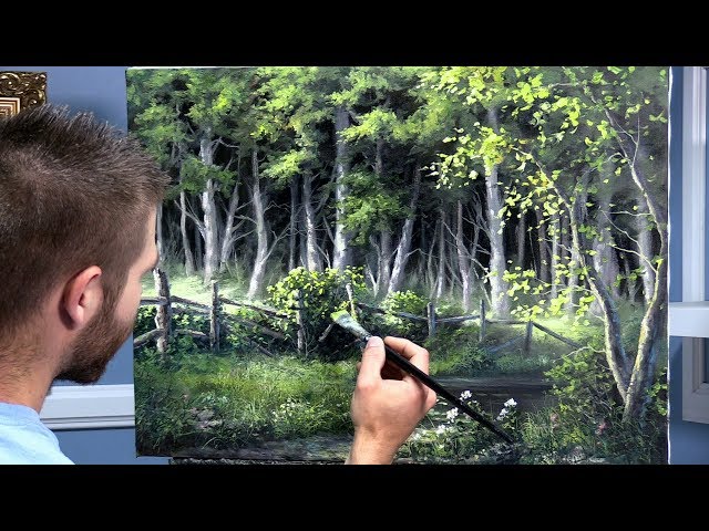 Edge of the Forest | Paint with Kevin ®