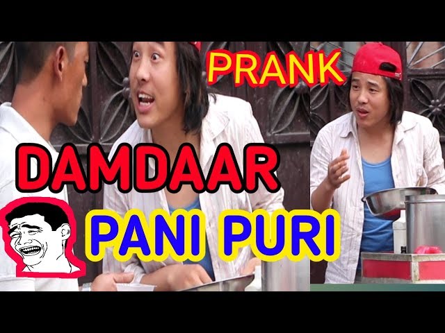 nepali prank - damdaar pani puri || nepali prank video || best prank video || Alish Rai ||