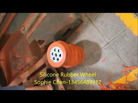 Hot stamping/heat transfer silicone rubber roller wheel