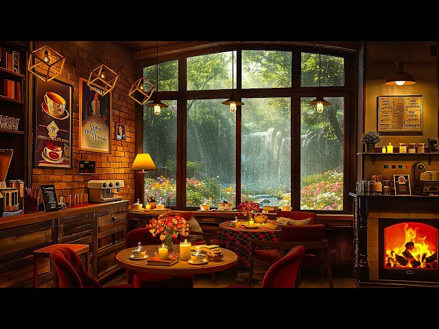 Warm Jazz Music for Relaxing, Study ☕ Cozy Coffee Shop Ambience with Smooth Jazz Instrumental Music