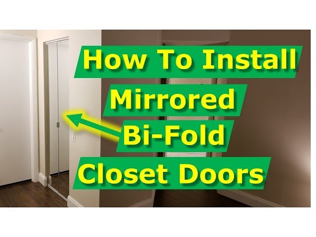 How to Install Bifold Mirror Closet Doors DIY Like the Pros
