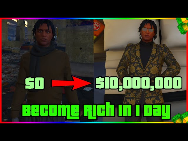 How to Become Rich in GTA 5 Online in 1 Day