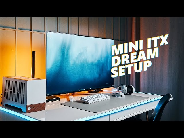 Big screen - small PC! The cleanest Mini-ITX setup!