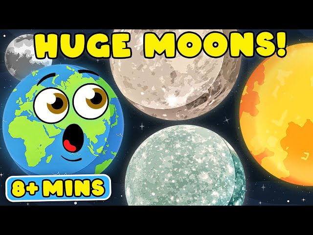 Some Moons In Our Solar System Are BIGGER Than Planets! | Solar System Moons Size Comparison | KLT