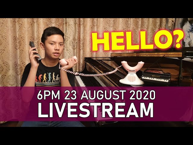 Sunday Piano Livestream Hello? Is It Me You're Looking For? Cole Lam 13 Years Old