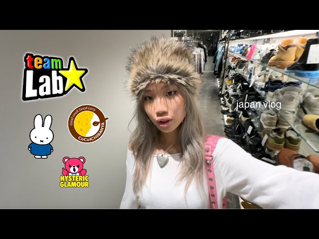 my first time in tokyo 🗼 | teamLabs, shibuya crossing, designer pieces
