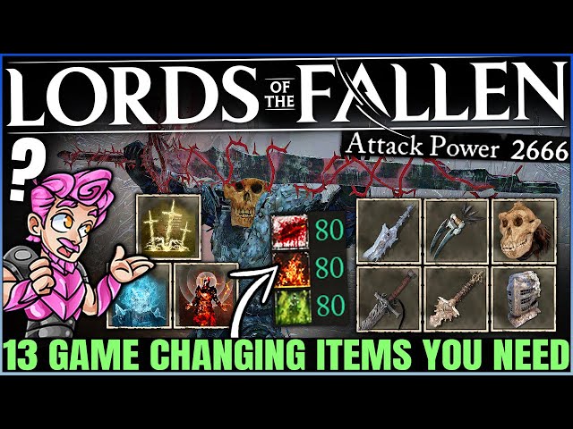 Lords of the Fallen - 13 Best MOST POWERFUL Weapons, Armor & Spells You Can't Miss - OP Build Guide!