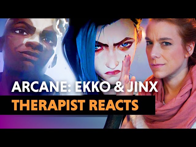 The Psychology of Arcane: Ekko vs Jinx (Bridge Fight) — Therapist Reacts!