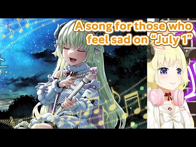 Watame wrote a song for those who feel sad on July 1【Watame Tsunomaki/Hololive Clip/EngSub】