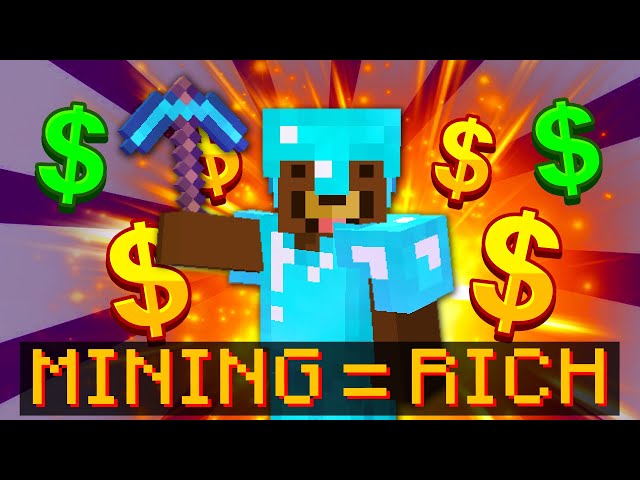 DOES MINING MAKE YOU RICH IN MINECRAFT SKYBLOCK!?