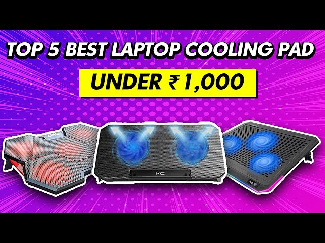 Top 5 Best Laptop Cooling Pad under 1000 in India | Laptop cooling pad for Gaming Laptops [HINDI]